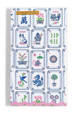 Two's Company Mahjong Tiles Scalloped Edge Napkins