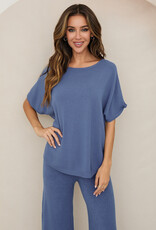 Milio Milano Milio Milano Knit Top Denim Blue