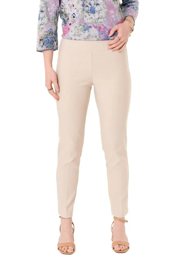 Lisette Milan 28" Slim Ankle Pant Ecru