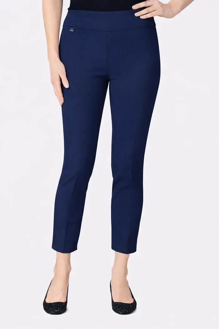 Lisette Milan 28" Slim Ankle Pant Navy