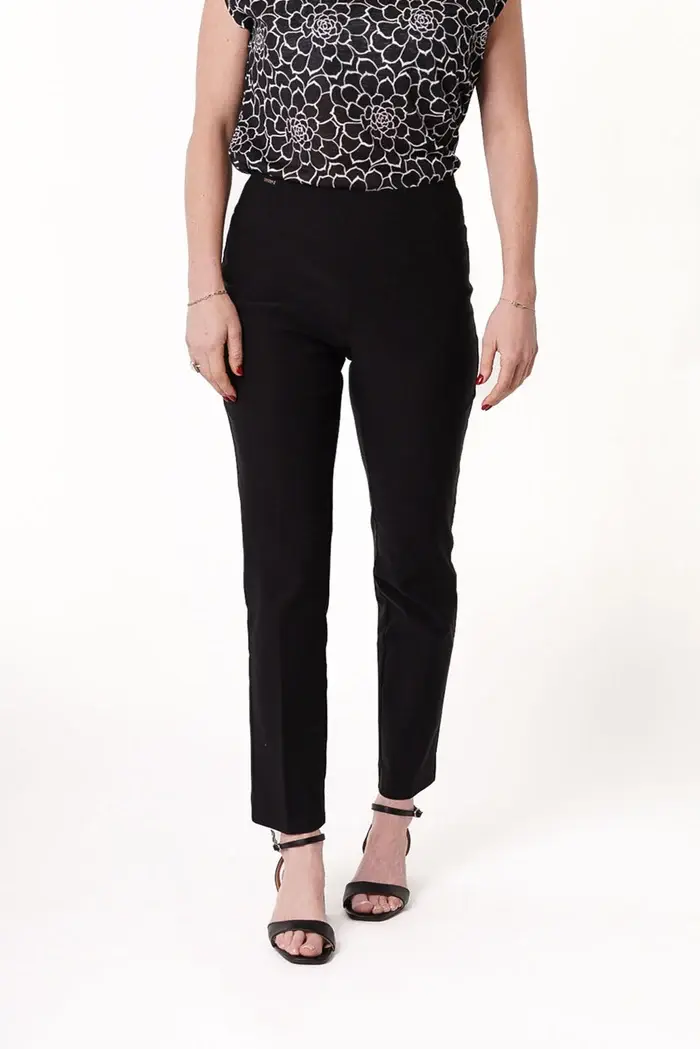 Lisette Milan 28" Slim Ankle Pant Black