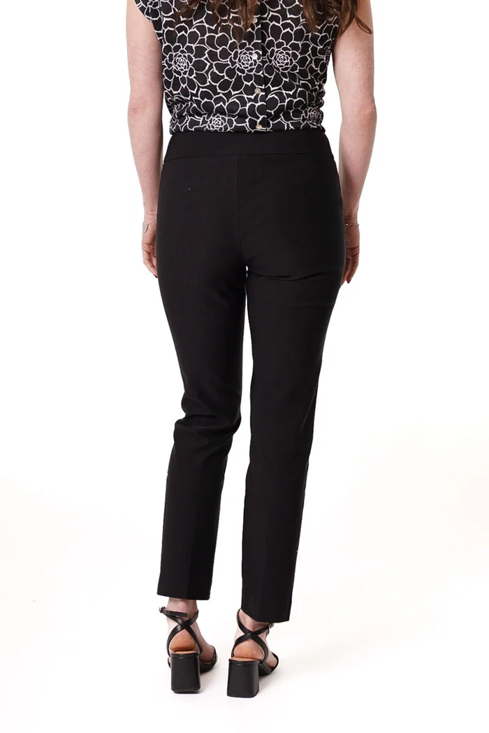 Lisette Milan 28" Slim Ankle Pant Black