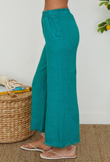 Milio Milano Linen Pant Turquoise