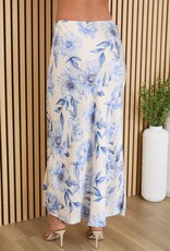 Milio Milano Floral Skirt Blue