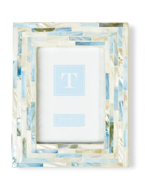Two's Company Shimmering Blues Frame 5x7