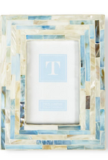 Two's Company Shimmering Blues Frame 4x6