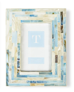 Two's Company Shimmering Blues Frame 4x6