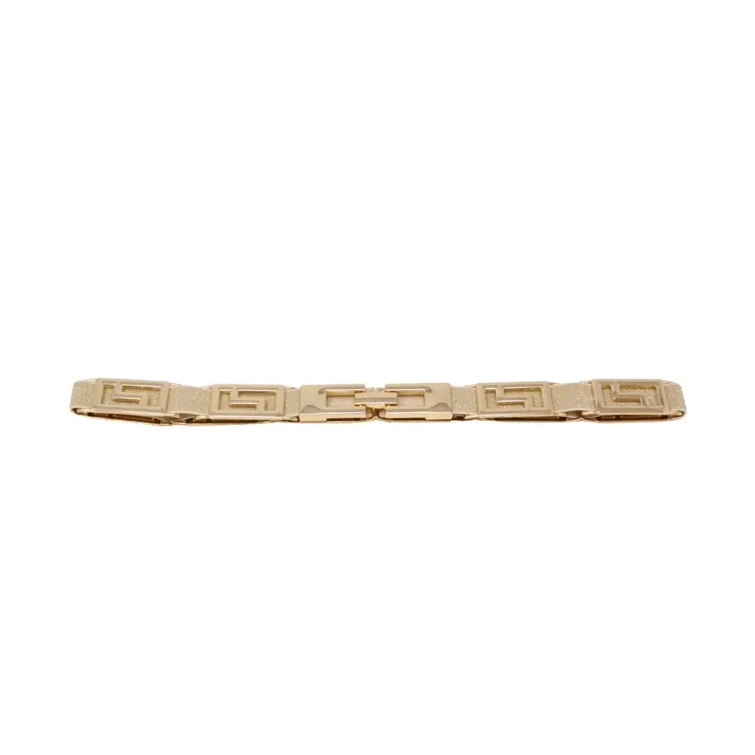 German Fuentes One Size Stretch Belt w/ Gold