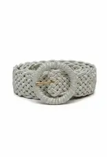 German Fuentes Braided Circle Buckle Belt