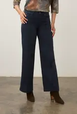 French Dressing Olivia Wide Leg Denim Blueberry