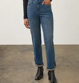 French Dressing Olivia Pencil Ankle Denim Medium Wash