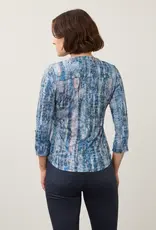 French Dressing Henley Top Gravity Indigo