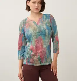 French Dressing Notch Neck Top Horatio