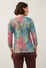 French Dressing Notch Neck Top Horatio