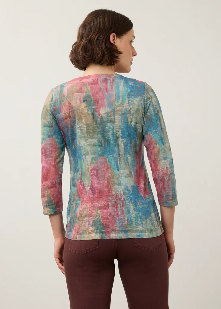 French Dressing Notch Neck Top Horatio