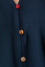 French Dressing Multi Button Shirt Blueberry