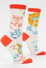 Blue Q Womens Socks High On Life