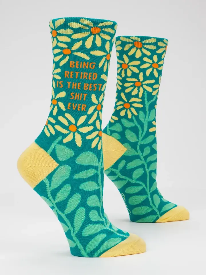 Blue Q Womens Socks Being Retired Is The Best Shit Ever