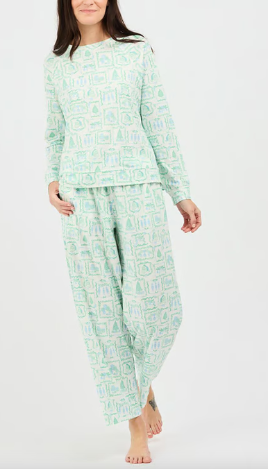 Mary Square Annie PJ Set Yuletide