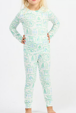 Mary Square Toddler Annie PJ Set Yuletide