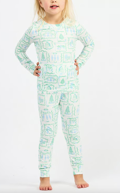 Mary Square Toddler Annie PJ Set Yuletide