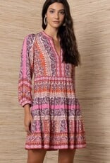 Hale Bob Brona Dress Orange