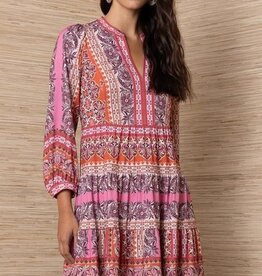 Hale Bob Brona Dress Orange