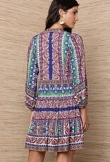 Hale Bob Brona Dress Navy