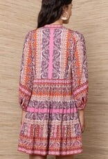 Hale Bob Brona Dress Orange