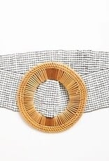 San Diego Stretch Belt White