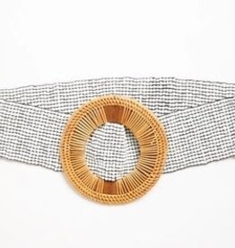 San Diego Stretch Belt White
