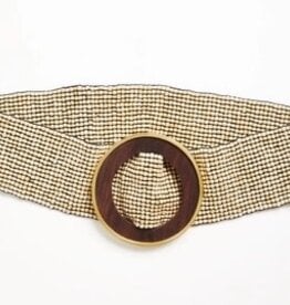 Lunar Stretch Belt Beige