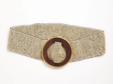 Lunar Stretch Belt Beige