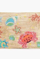 America & Beyond Crab & Shells Wristlet