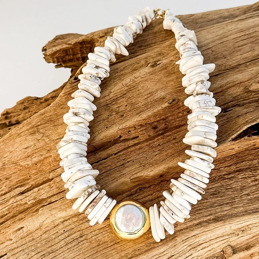 Virtue Sariah Necklace w/ Pearl Nugget