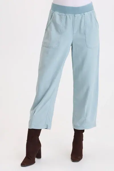 XCVI Festus Crop Pant Thunderclap