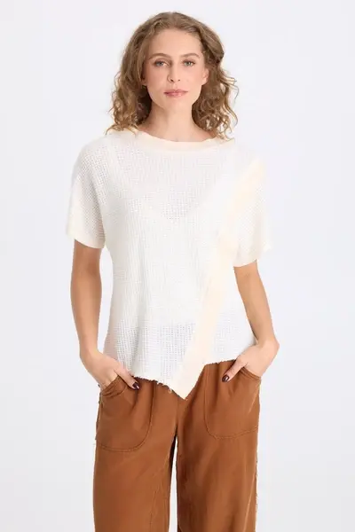 XCVI Ursus Asymmetric Top Almond