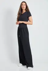 Up Wide Leg Pant Black
