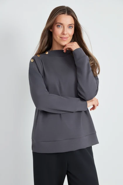 Up Long Sleeve Top