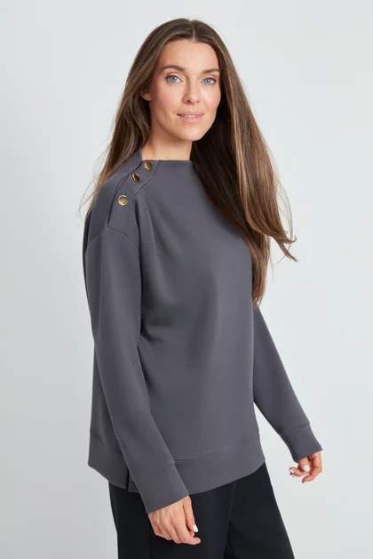 Up Long Sleeve Top
