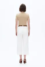 Bayeas Capri Straight Leg Pant White