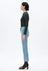 Bayeas High Rise Straight Leg Jean Lt Blue