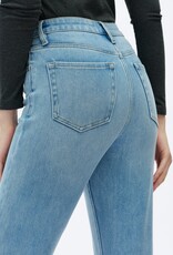 Bayeas High Rise Straight Leg Jean Lt Blue