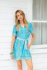 Cabana Life Belted Tunic Dress Tideglass