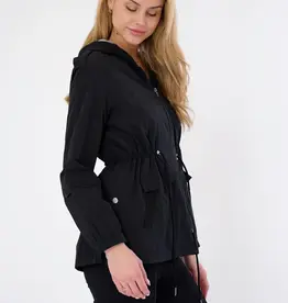 Anorak Marin Lightweight Hooded Jacket Black
