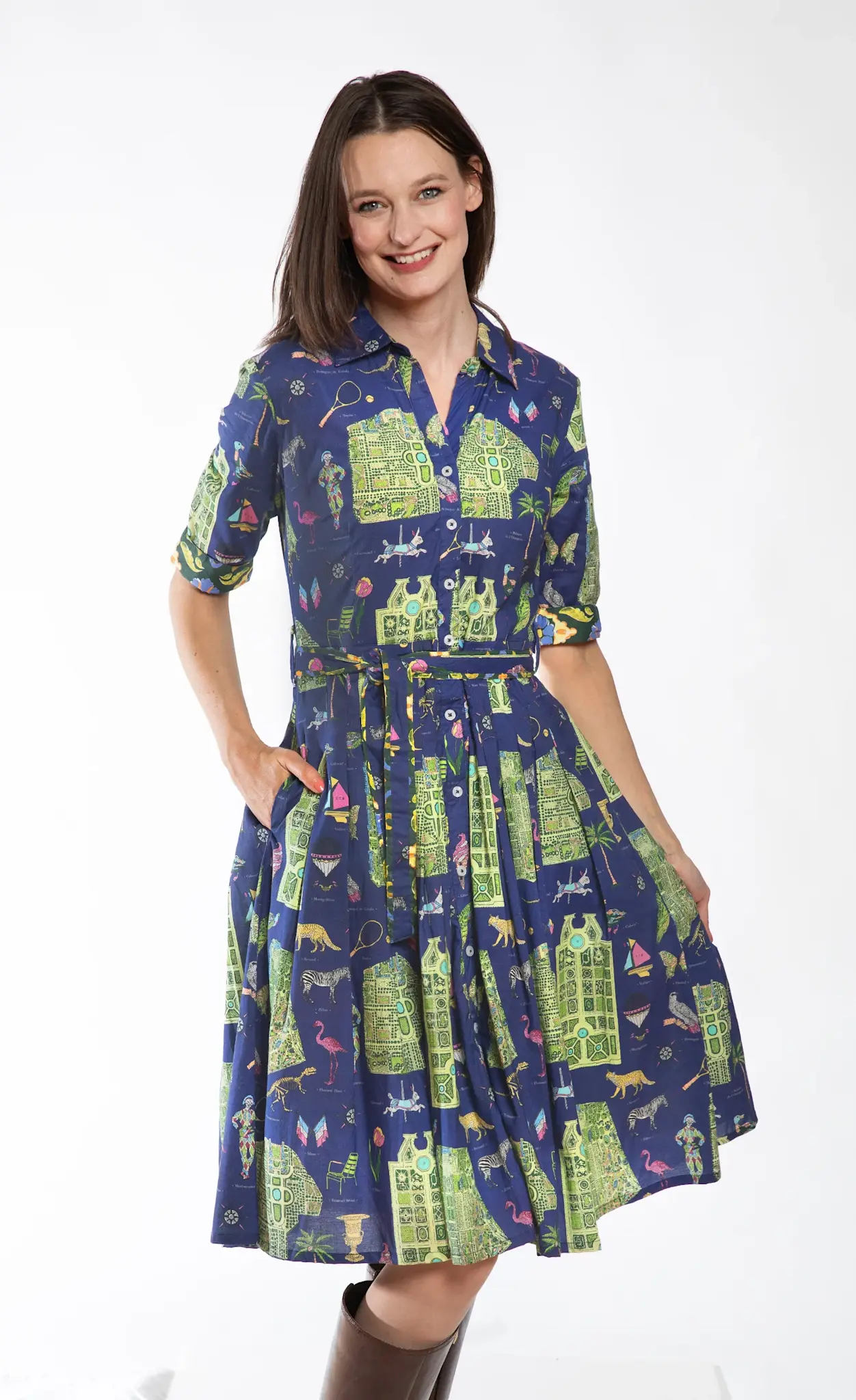 Dizzy Lizzie Mrs Maisel Dress Paris Maps