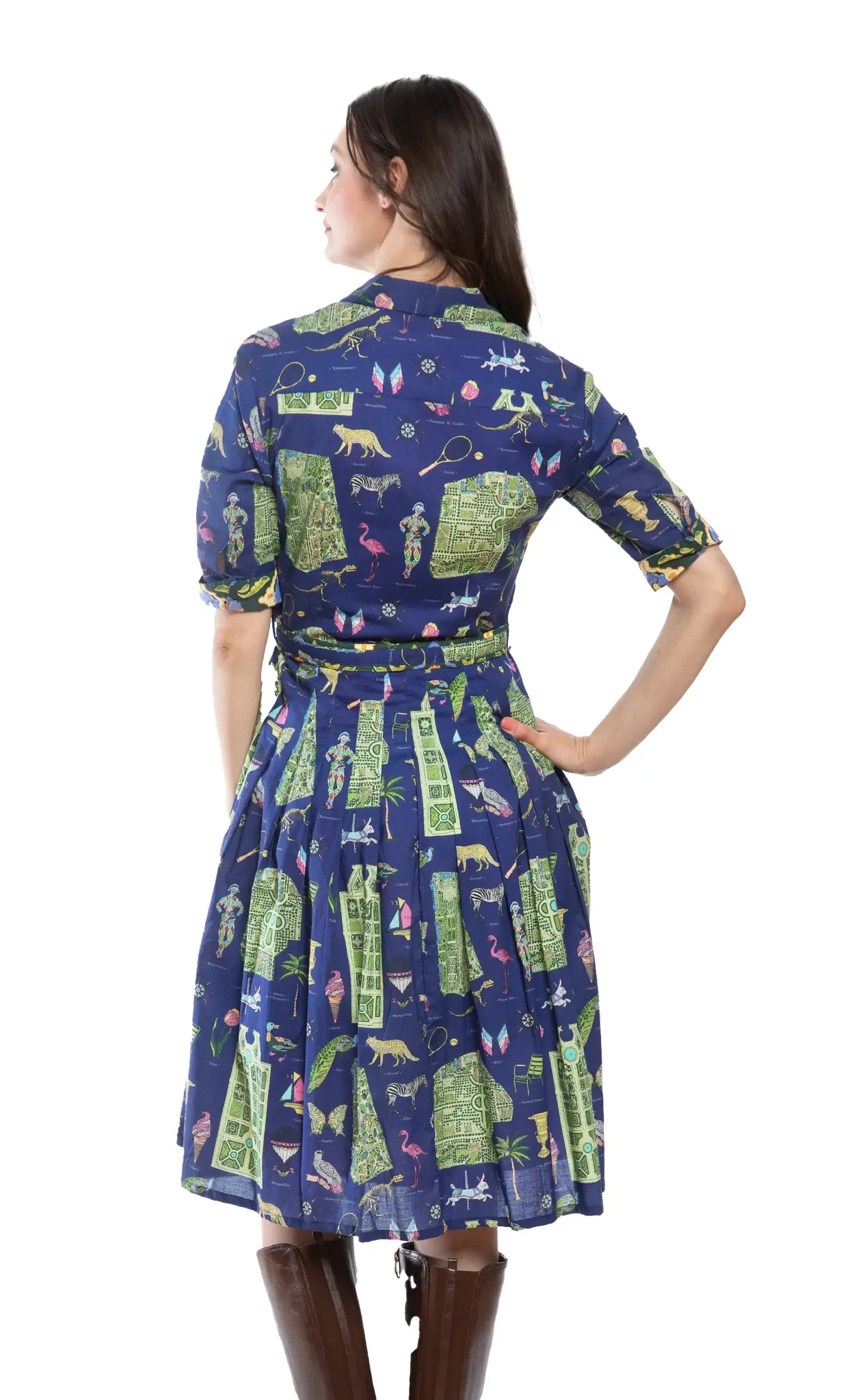 Dizzy Lizzie Mrs Maisel Dress Paris Maps