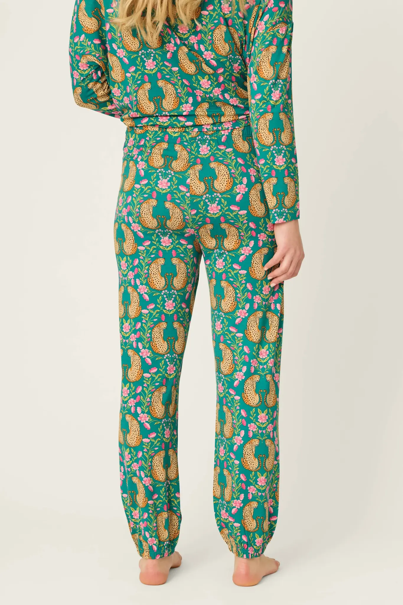 PJ Salvage Cheetah Bonita Dreams Jogger