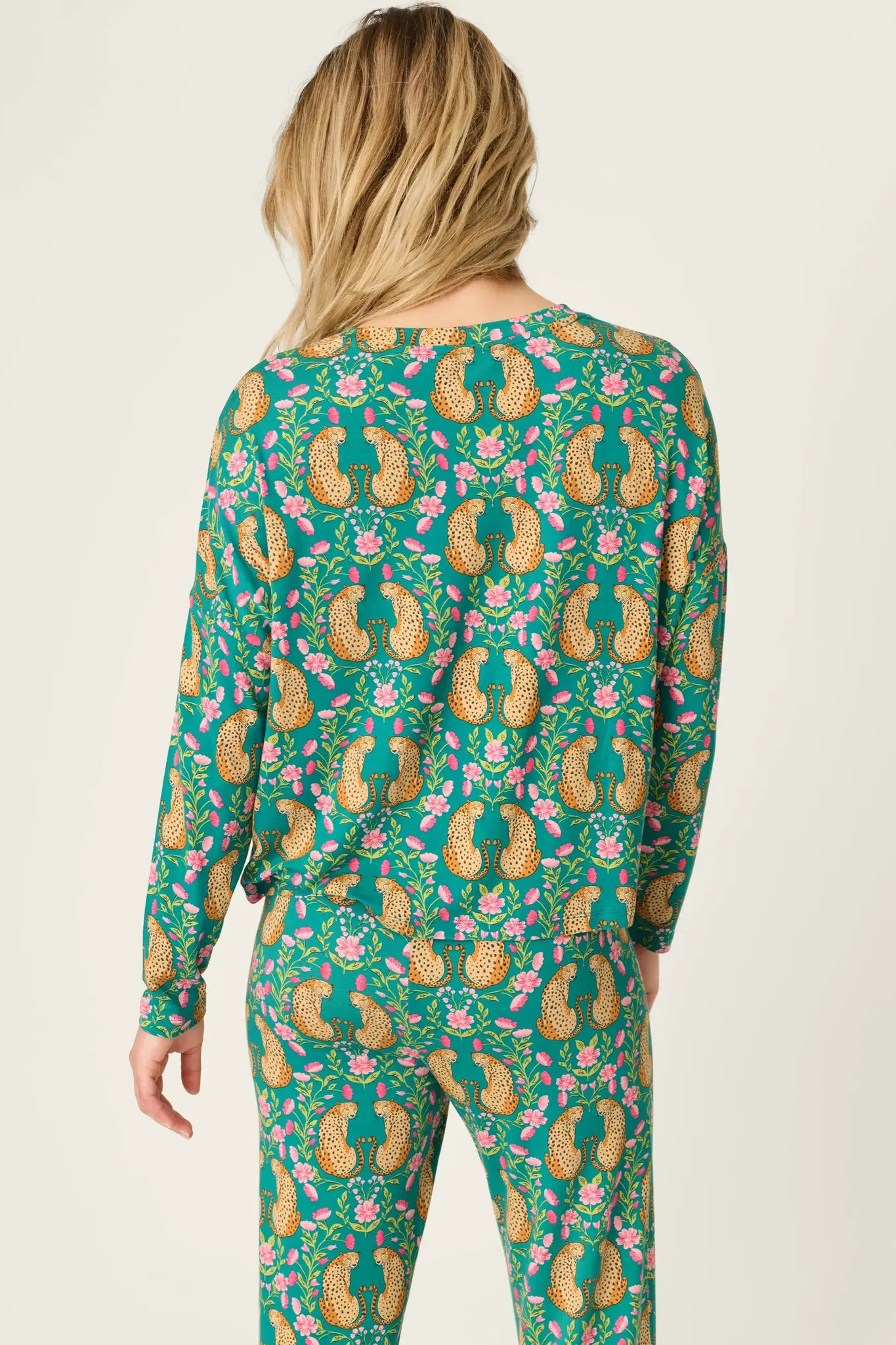 PJ Salvage Cheetah Bonita Dreams Top