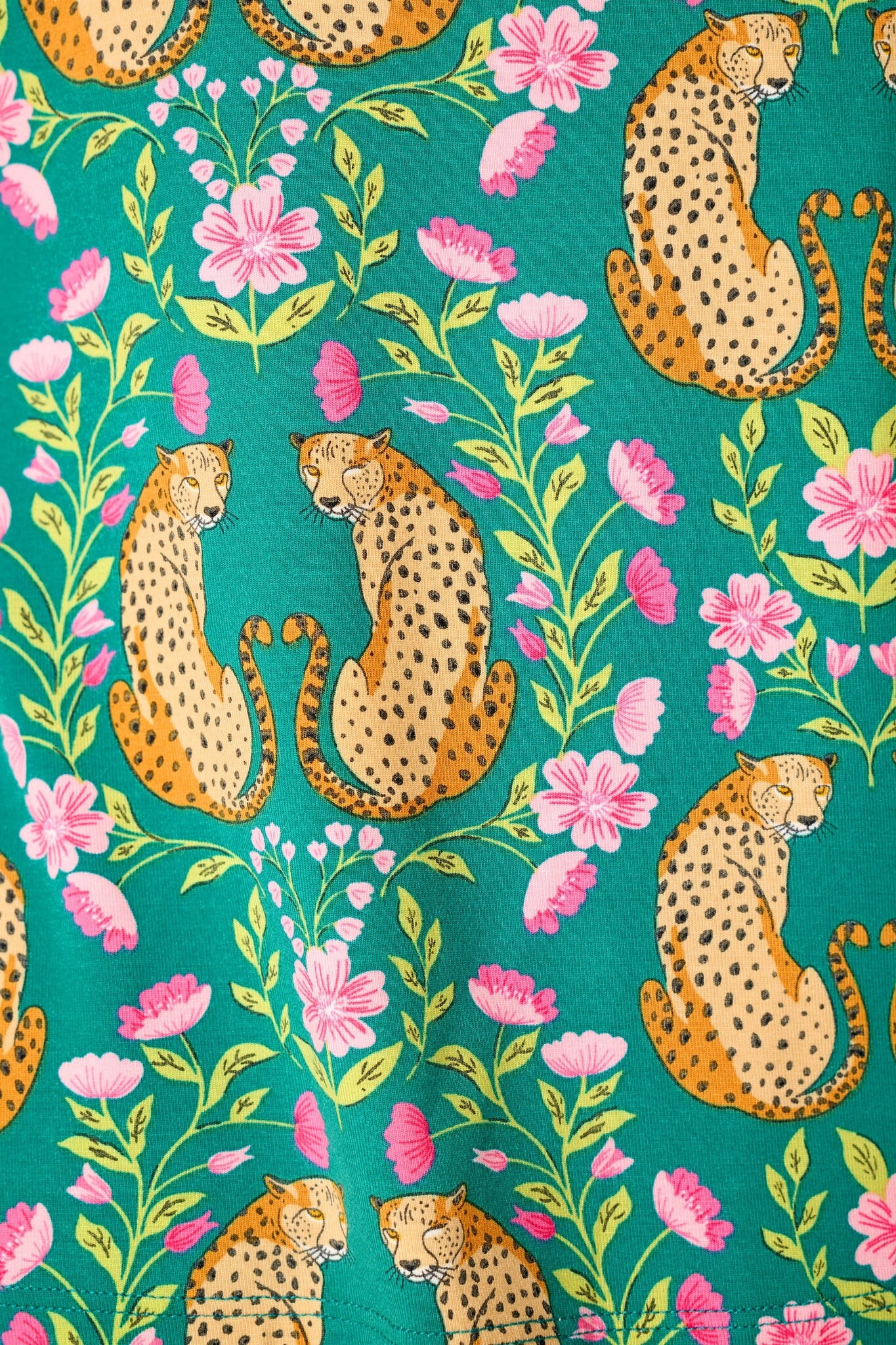PJ Salvage Cheetah Bonita Dreams Top